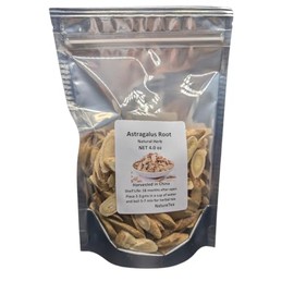 Nature Tea Astragalus Root - Huang Qi, Astragalus membranaceus Root Slice (8 oz)