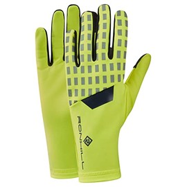 Ronhill Running, Afterhours Glove, FlYel/Charcoal/Rflct, M