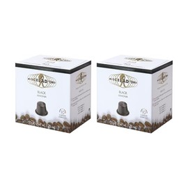 Miscela d'Oro Black Nespresso Compatible Capsules, 2 Boxes (10 Count Each)