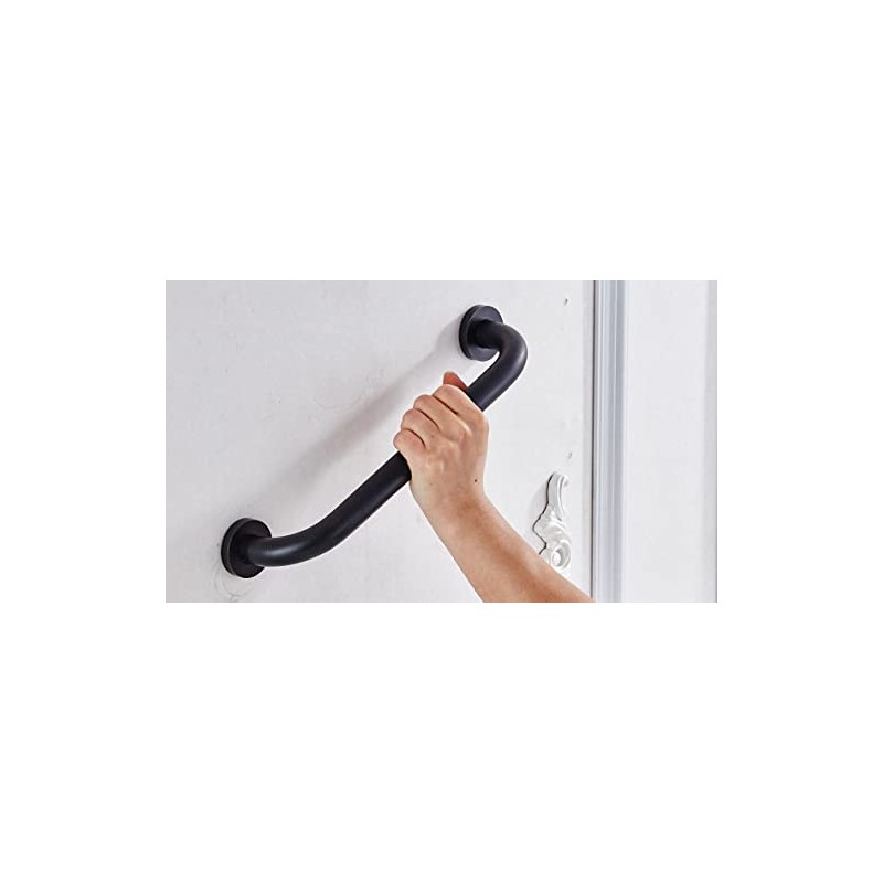 9-Inch Grab Bar for Hotel/Motel/Home Shower Safety, Solid Brass, Oil
