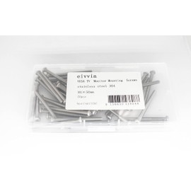 eivvia 50Pcs VESA TV Monitor Mounting Screws M4 x 25mm