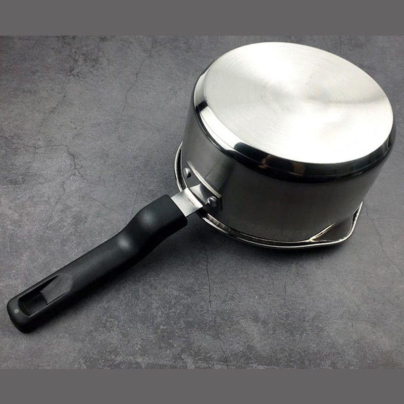 Milk Pot Thicken Stainless Steel Small Pot Nonstick Saucepan Portable