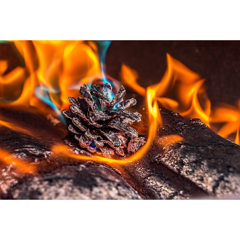Aurora Cones, Colour-Changing Pine Cones for Fireplaces, Grills, Open Fire