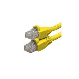 Amer.com U3y-b 3ft Yellow Cable CAT5E Molded Boot