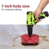 7 Inch Hole Saw for Wood, 178mm HSS BI-Metal Hole