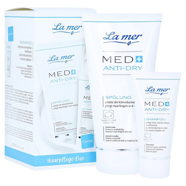 La mer MED+ Anti-Dry Conditioner - For Sensitive Scalp - Nourishes Hair Lengths and Hair Tips - Increases Combability - For a Silky Shine - 150 ml