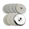 SHDIATOOL 4- Inch Diamond Wet Polishing Pads Set of 8Pcs