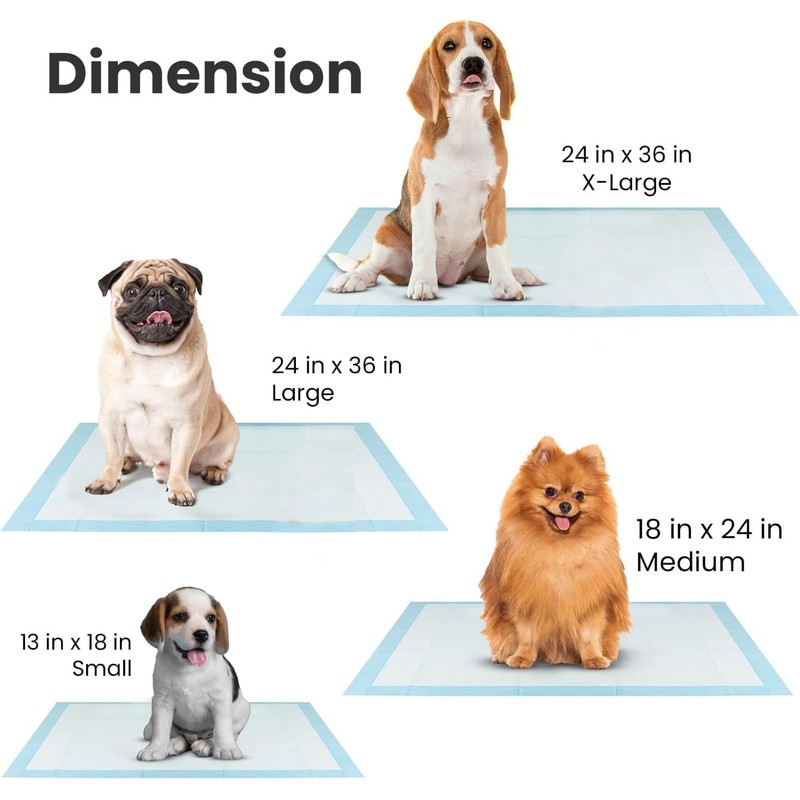 FPN Pee Pads for Puppy and Dogs Training Pads, Heavy