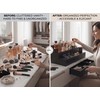 3-Tier Perfume Organizer for Fragrance Storage – Wooden Display Rack