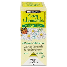 Bigelow Tea Herb Tea, Cozy Chamomile, 28 Count, (Pack of 2)