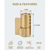TAVYTH 2 Piece Trailer Lock Clutch Lock with 2 Keys