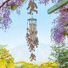 Bigfoot Wind Chimes Outdoor Sasquatch Decor, Deep Tone Soothing Melodic