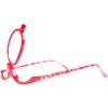 Mini Brille Make-Up Glasses with Flip Lens (Red), Fashionable Magnifying