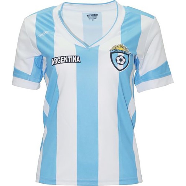 Argentina New Arza Women Jersey Blue White 100% Polyester (Large)