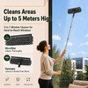 3-in-1 Feather dusters for Cleaning, Cobweb Duster with Extension Pole