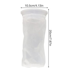 Nylon Filter, 6 Pieces IBC Tank Filter Accessories for 1000l Rainwater Tank with Valve,Replacement Filter for DN150 Water Recovery Tank, liters