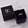 TJC Multi Gemstone Six Stone Ring for Womens in 14ct