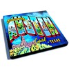 EXIT82ART - Rubber Drink Coasters (Set of 6). Austin, Texas