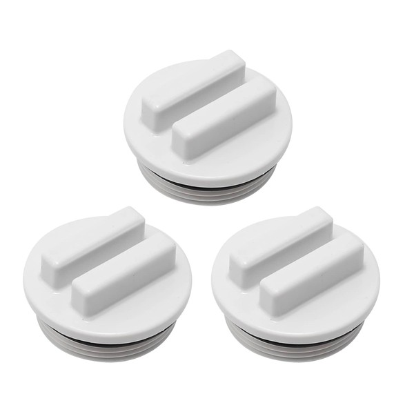 ZUDKSUY Pool Return Plugs Threaded Winter Pool Plug Caps with
