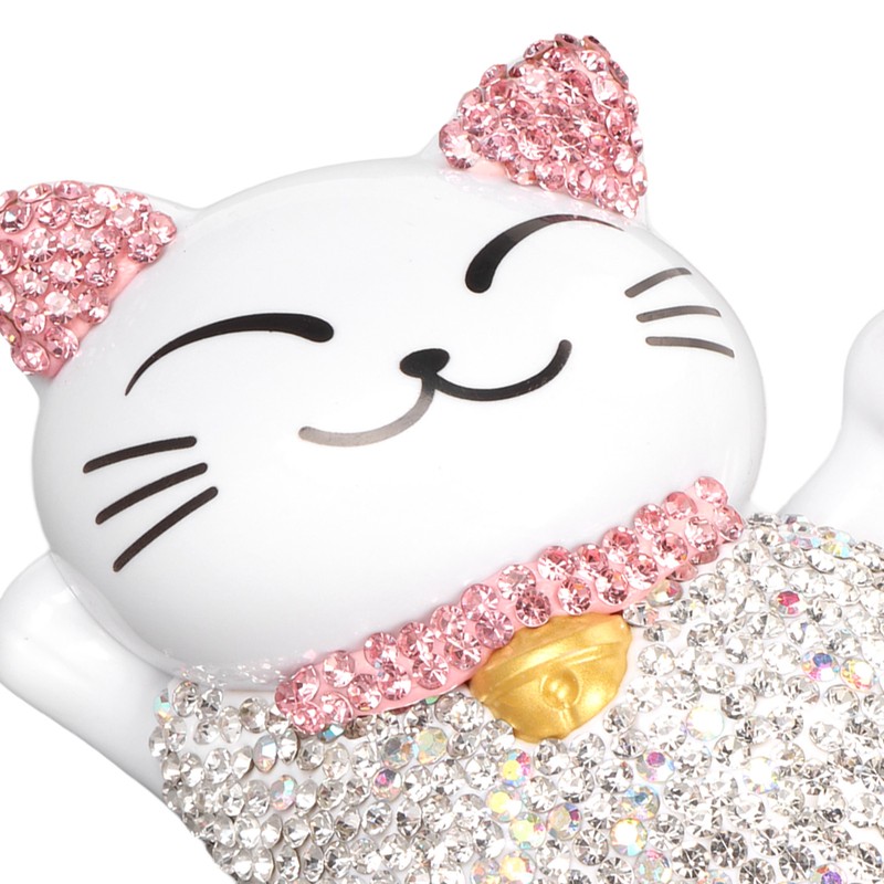 Lucky Cat Ornaments Solar Power Waving Arm Lucky Cat Statue