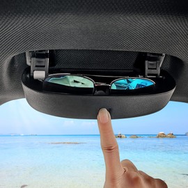 BIXUAN Compatible with VW Golf 7 7.5 Tiguan 2 MK2 Passat B8 Valiant 2016-2023 2024 Touran L MSP16 2 Sunglasses Holder Glasses Case Car Glasses Holder Storage Box Organiser Interior Accessories