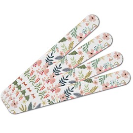 Flowers in a French Garden Double-Sided Nail File Emery Board Set 4 Pack