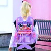 KLFVB 3PCS Girls Clear Bookbag, 15" Mermaid Transparent Backpack for