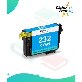 Color Print Compatible Remanufactured T232 Ink Cartridge Replacement for Epson 232 XL 232XL for Workforce WF-2930 WF-2950 Expression Home XP-4200 XP-4205 Printer (1-Pack, Cyan)