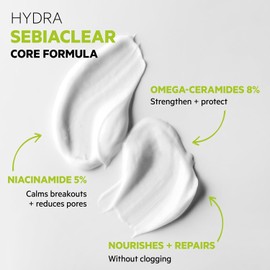 SVR Sebiaclear Hydra Crema Hidratante Reparadora para Piel con Tendencia al Acné, 40 ml