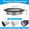 PATIKIL 8 Inch Round Ceiling Diffuser, Metal Adjustable Wall Air