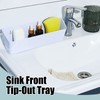 Umigy 2 Pack 11" Tip Out Tray for Sink with