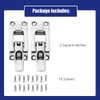 ODYSUNRAL Marine Anti-Rattle Square Latches for Boat Door Hatch, Hold