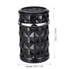 PACKOVE Smokeless Car Ashtray Lid Black Portable Led Light for