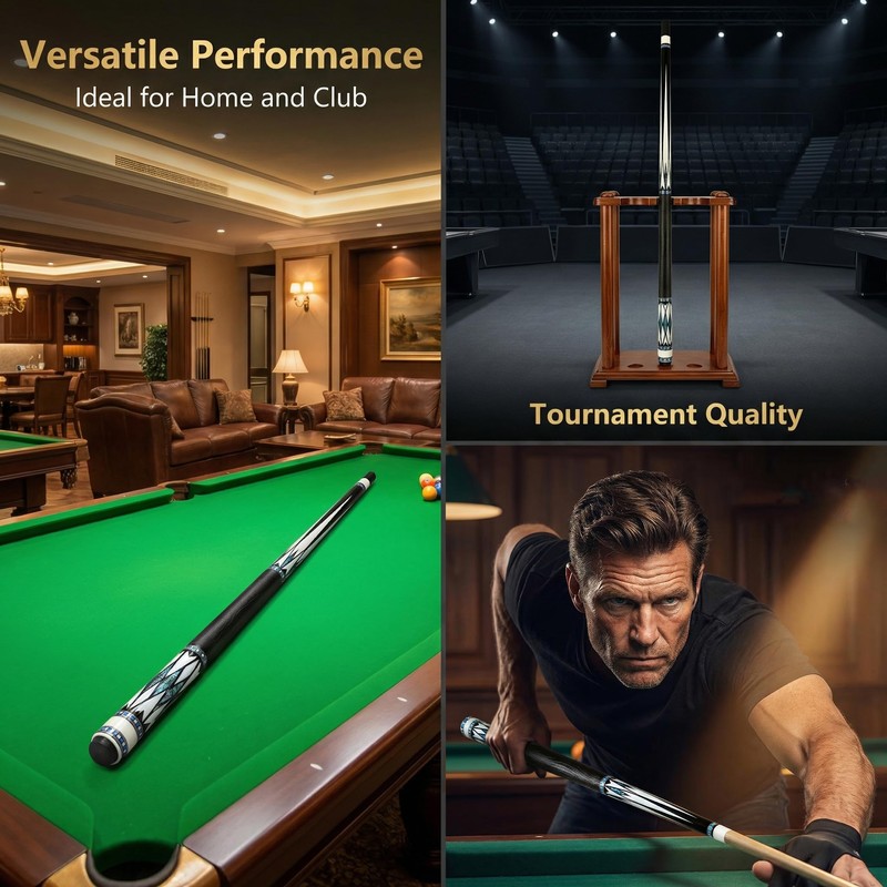 Tai ba cues Pool cue Stick with Case, Multi-Weight System,