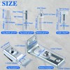 LEONTOOL Bi-Fold Door Hardware Kit, 2 Door Set, Bi-fold Door