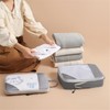 QUINTRA Compression Pack Cubes 3/4 Set Compressible Packing Cubes with