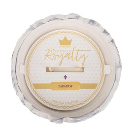 Bourbon Royalty Air Freshener Spray 4 Oz Glass Bottle, Wax Melt Cubes, and 3 Oz Marquis Jar Candle, Ceramic with Premium Hand Poured Wax, Paradise - Set of 3