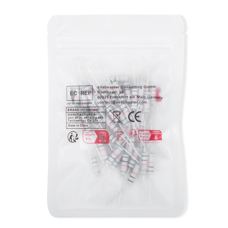 Innfeeltech Pack of 50 2W 5% Tolerance 10KΩ Carbon Film