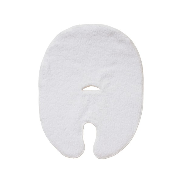 Imabari Towel Face Mask, Steambijin, Stress Relief, Towel Pack, Moisturizing, Tightening (White)