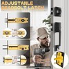 Azdele Front Door Handle and Deadbolt Set, Front Door Lock