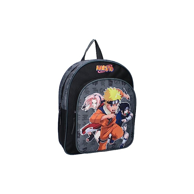 Naruto Characters Backpack 30 cm, gray