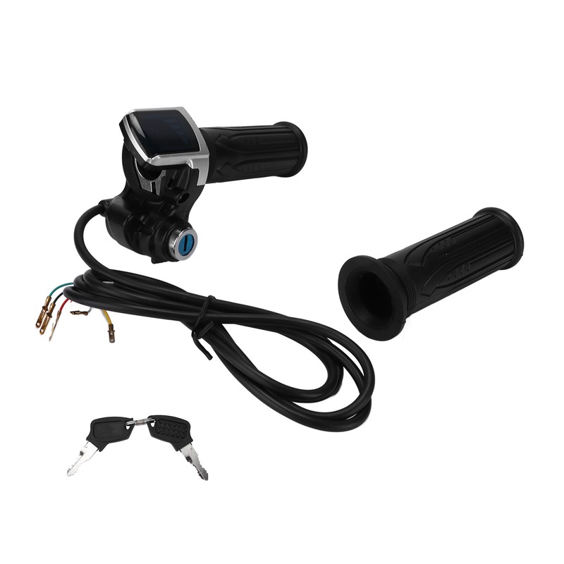 24V HalfTwist Throttle Grip LED Power Indicator with 2 Keys