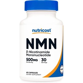 Suplemento Nmn 500mg, Antienvejecimiento,aumenta Niveles Nad Sin Sabor                                                                                