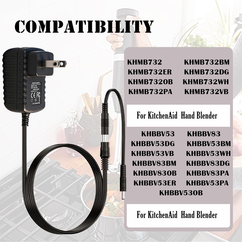 14V Charger for KitchenAid Cordless Mixer KHMB732 KHBBV53 KHBBV83 Series