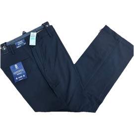 Izod Comfort + Performance Straight Fit Dress Pant Size 34 x 30 Black Color