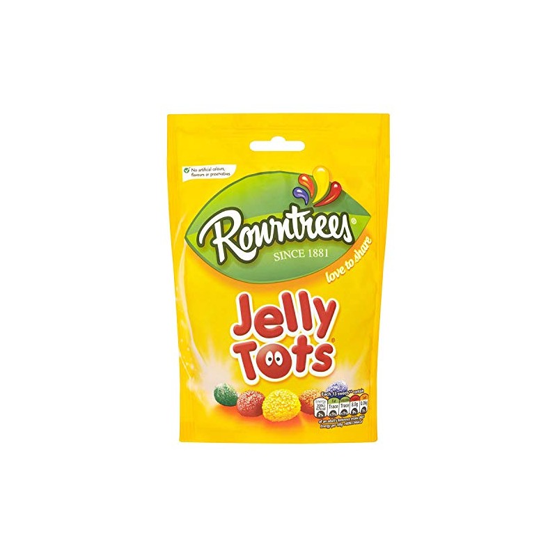 Rowntree Jelly Tots Pouch 150g (Pack of 6)