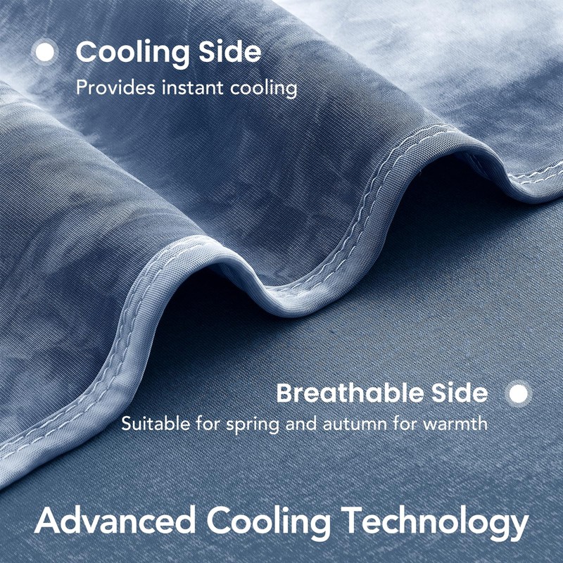 Topcee Cooling Blanket 80''x88'' for Hot Sleepers, Arc-Chill Q-Max>0.35 Double