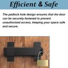Outdoor Latch with Padlock Hole Adjustable Slide Gate Latch Heavy