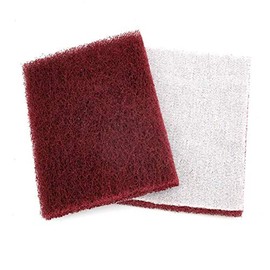 Be-Tool 10PCS Multipurpose Scouring Sponge Scouring Sponge Heavy Duty Household Cleaning for Dishes, Kitchen and Household Cleaning, red