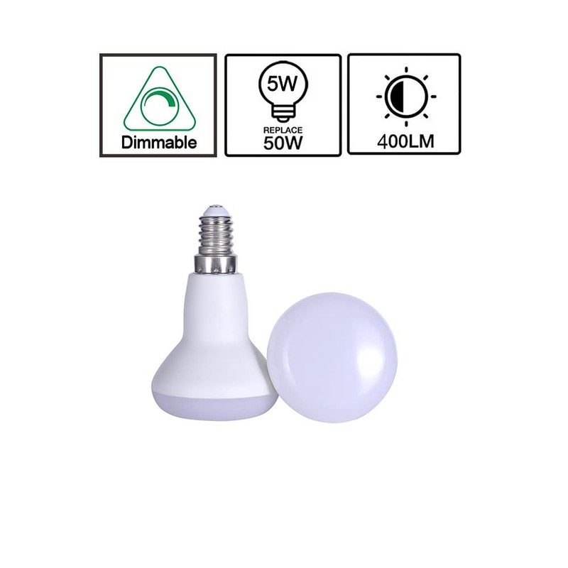 ukzboss R50 E14 Base 5W LED Bulb 2700K Soft White